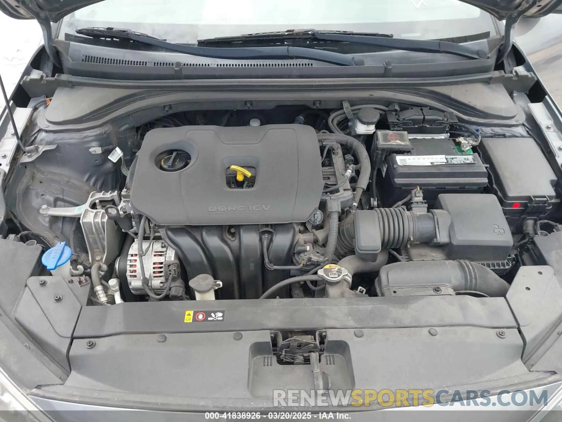 10 fotografías del automóvil dañado 5NPD84LF0LH544040 HYUNDAI ELANTRA 2020