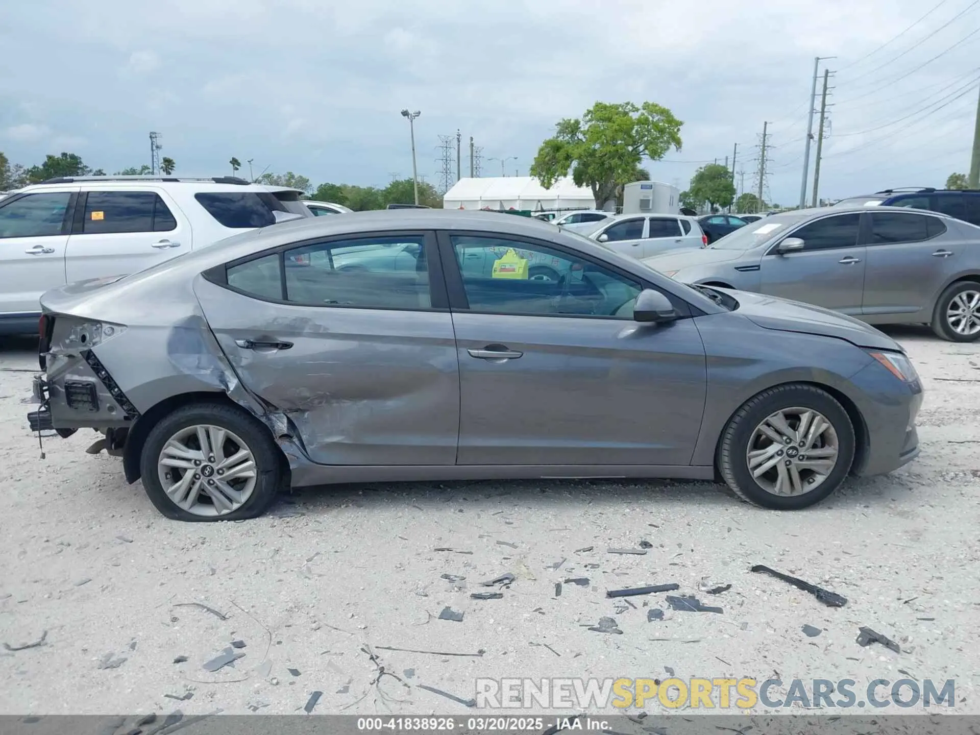 14 fotografías del automóvil dañado 5NPD84LF0LH544040 HYUNDAI ELANTRA 2020
