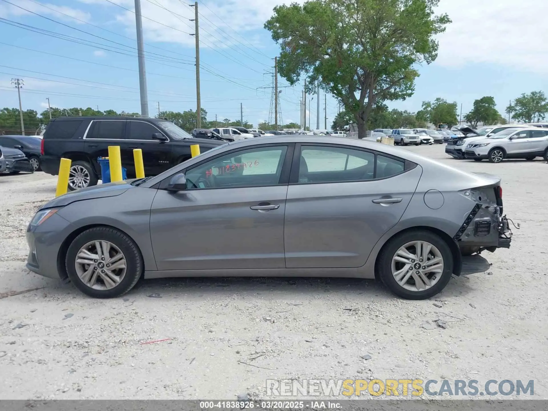 15 fotografías del automóvil dañado 5NPD84LF0LH544040 HYUNDAI ELANTRA 2020