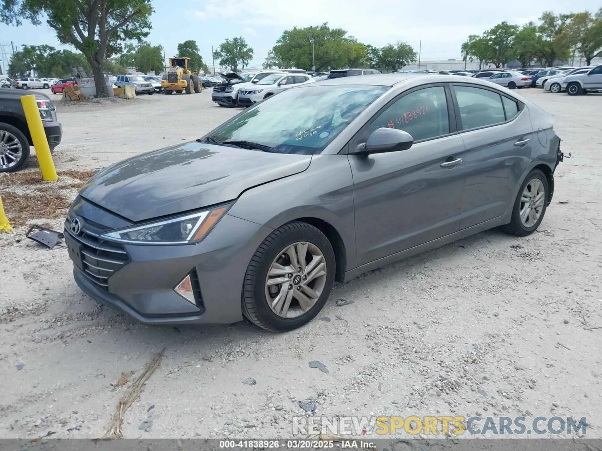 2 fotografías del automóvil dañado 5NPD84LF0LH544040 HYUNDAI ELANTRA 2020