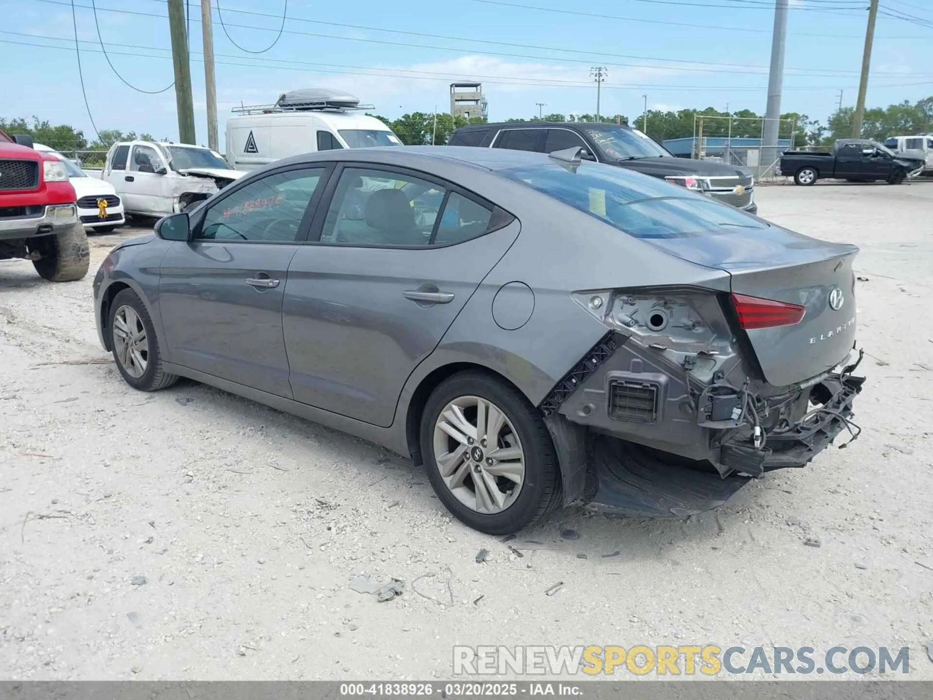3 fotografías del automóvil dañado 5NPD84LF0LH544040 HYUNDAI ELANTRA 2020