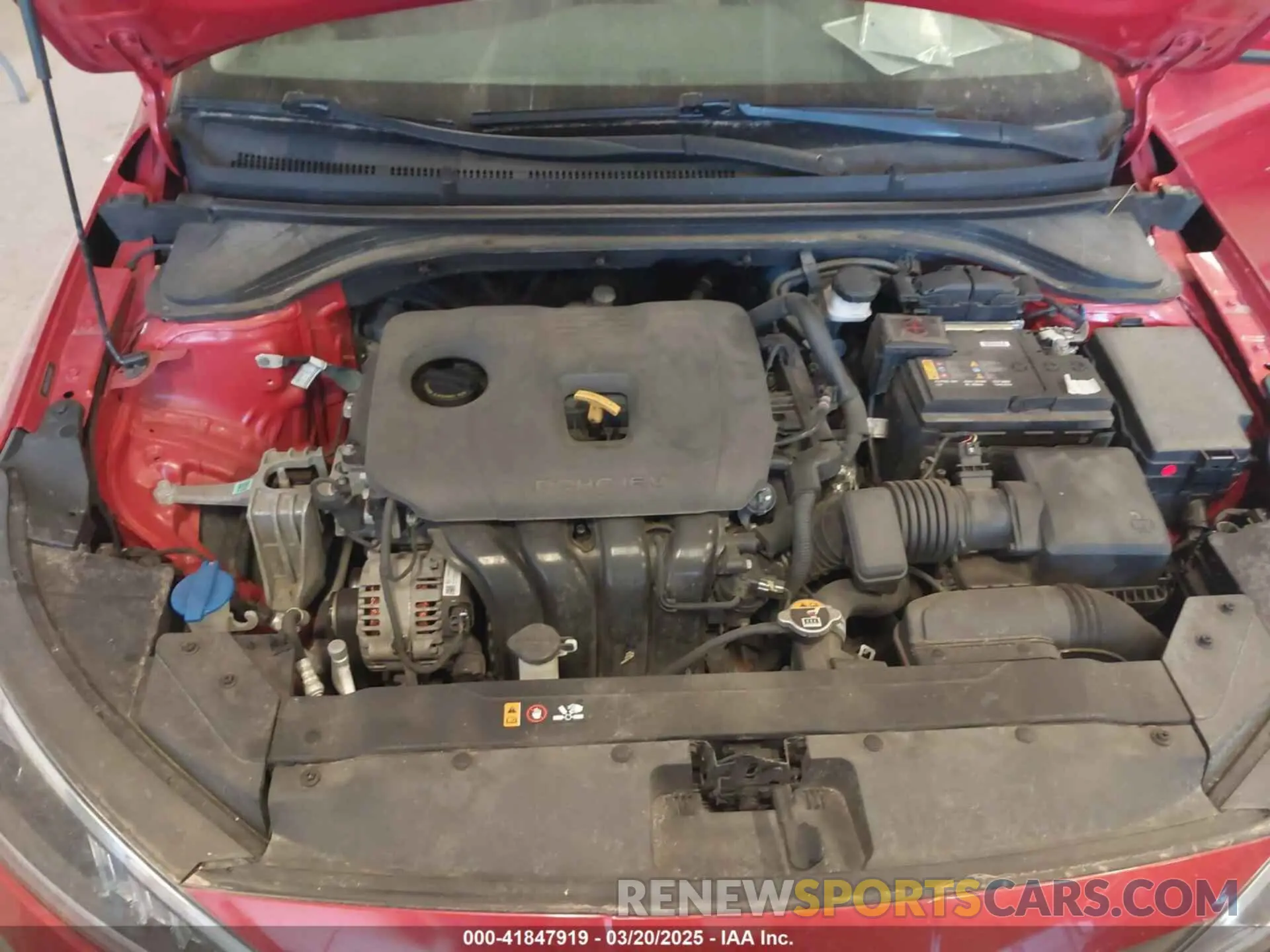 10 fotografías del automóvil dañado 5NPD84LF0LH569424 HYUNDAI ELANTRA 2020