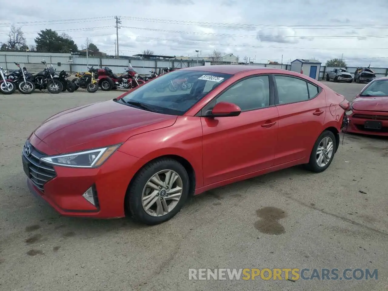 1 fotografías del automóvil dañado 5NPD84LF0LH576907 HYUNDAI ELANTRA 2020