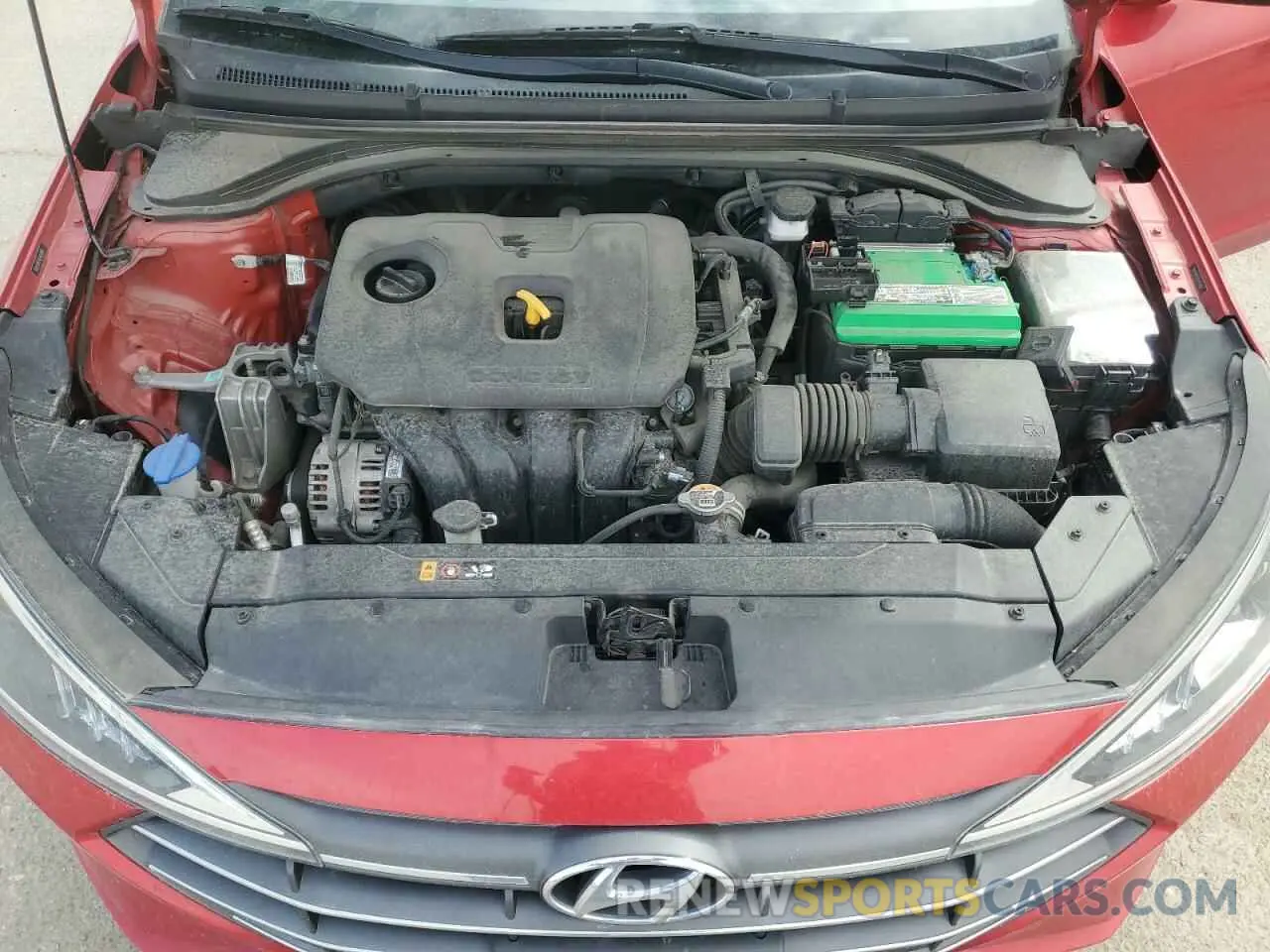 11 fotografías del automóvil dañado 5NPD84LF0LH576907 HYUNDAI ELANTRA 2020
