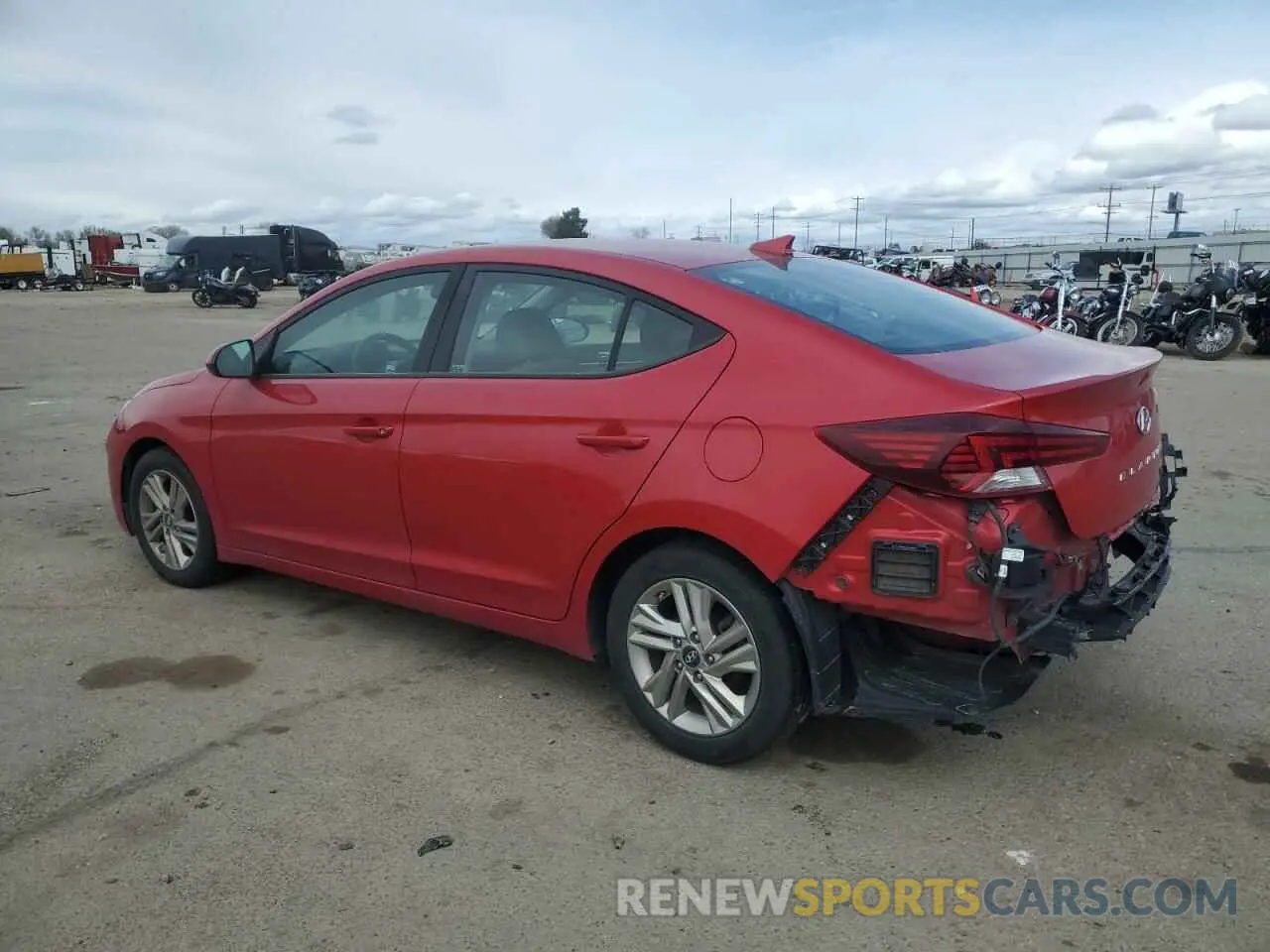 2 fotografías del automóvil dañado 5NPD84LF0LH576907 HYUNDAI ELANTRA 2020