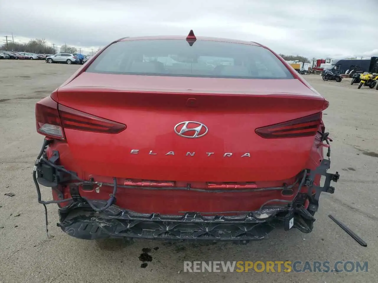 6 fotografías del automóvil dañado 5NPD84LF0LH576907 HYUNDAI ELANTRA 2020