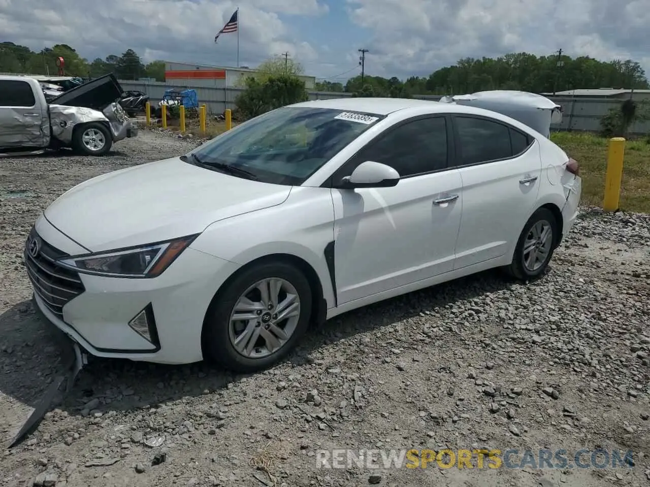 1 fotografías del automóvil dañado 5NPD84LF0LH601045 HYUNDAI ELANTRA 2020