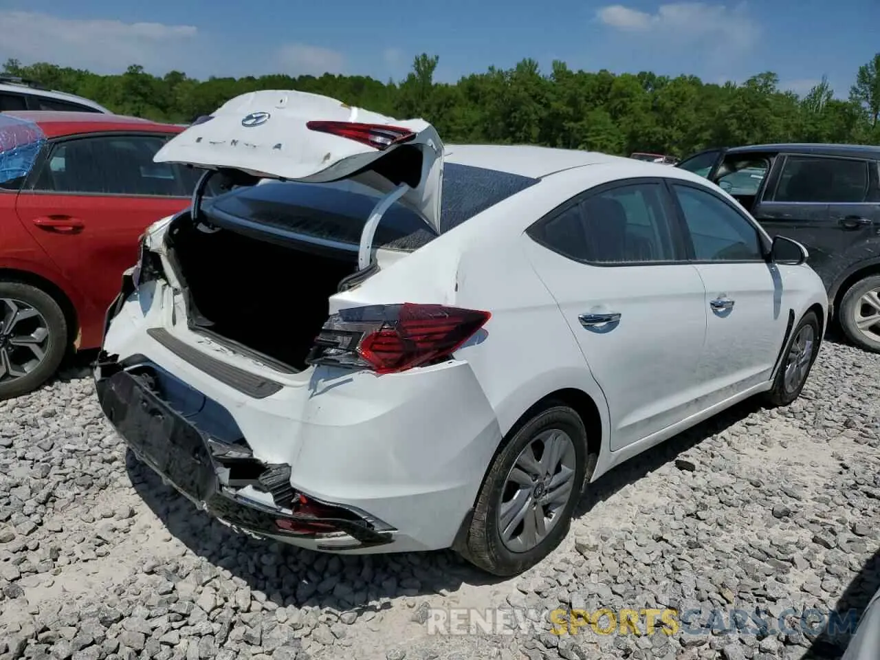 3 fotografías del automóvil dañado 5NPD84LF0LH601045 HYUNDAI ELANTRA 2020