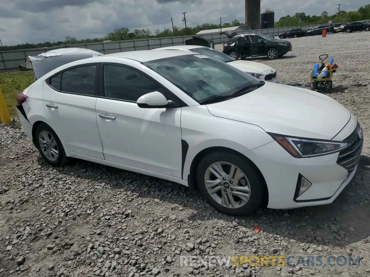 4 fotografías del automóvil dañado 5NPD84LF0LH601045 HYUNDAI ELANTRA 2020