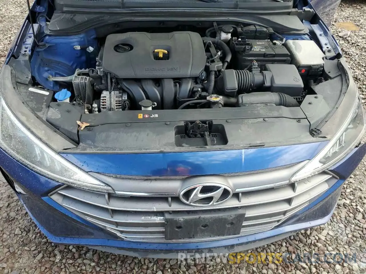 11 fotografías del automóvil dañado 5NPD84LF0LH616337 HYUNDAI ELANTRA 2020