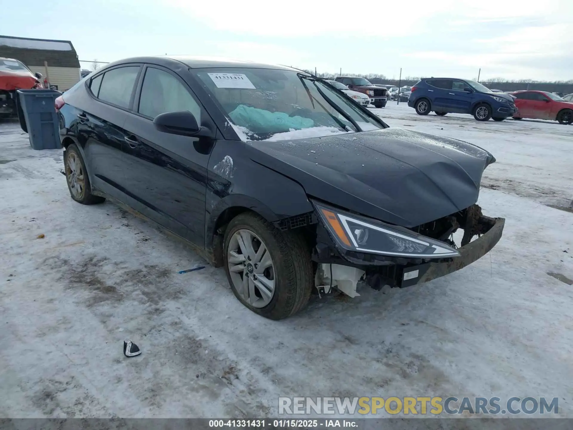 1 fotografías del automóvil dañado 5NPD84LF0LH622252 HYUNDAI ELANTRA 2020