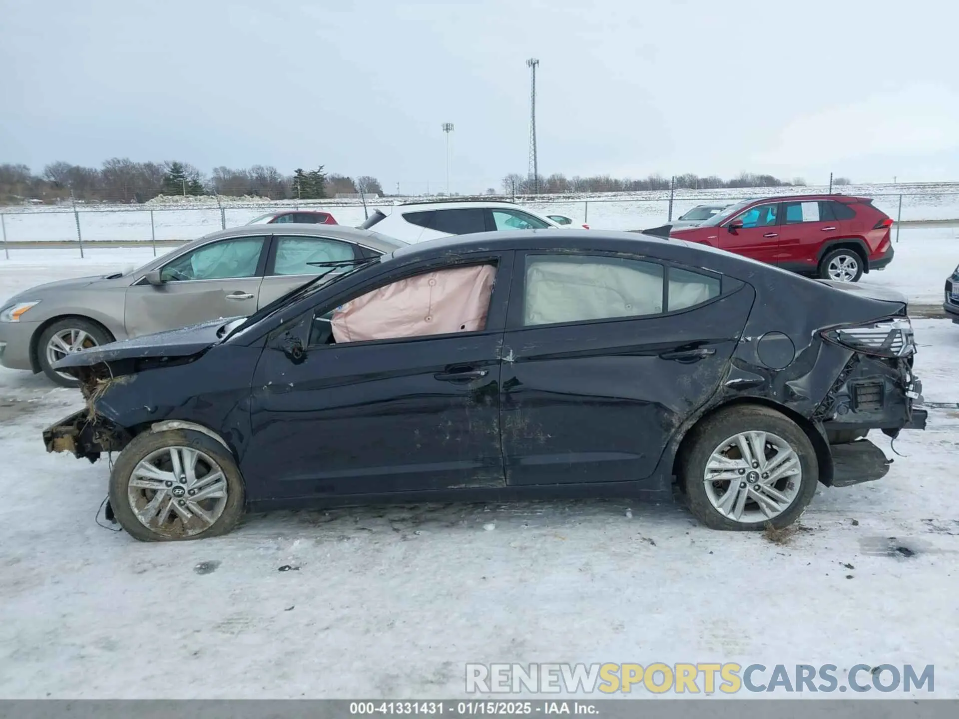 13 fotografías del automóvil dañado 5NPD84LF0LH622252 HYUNDAI ELANTRA 2020