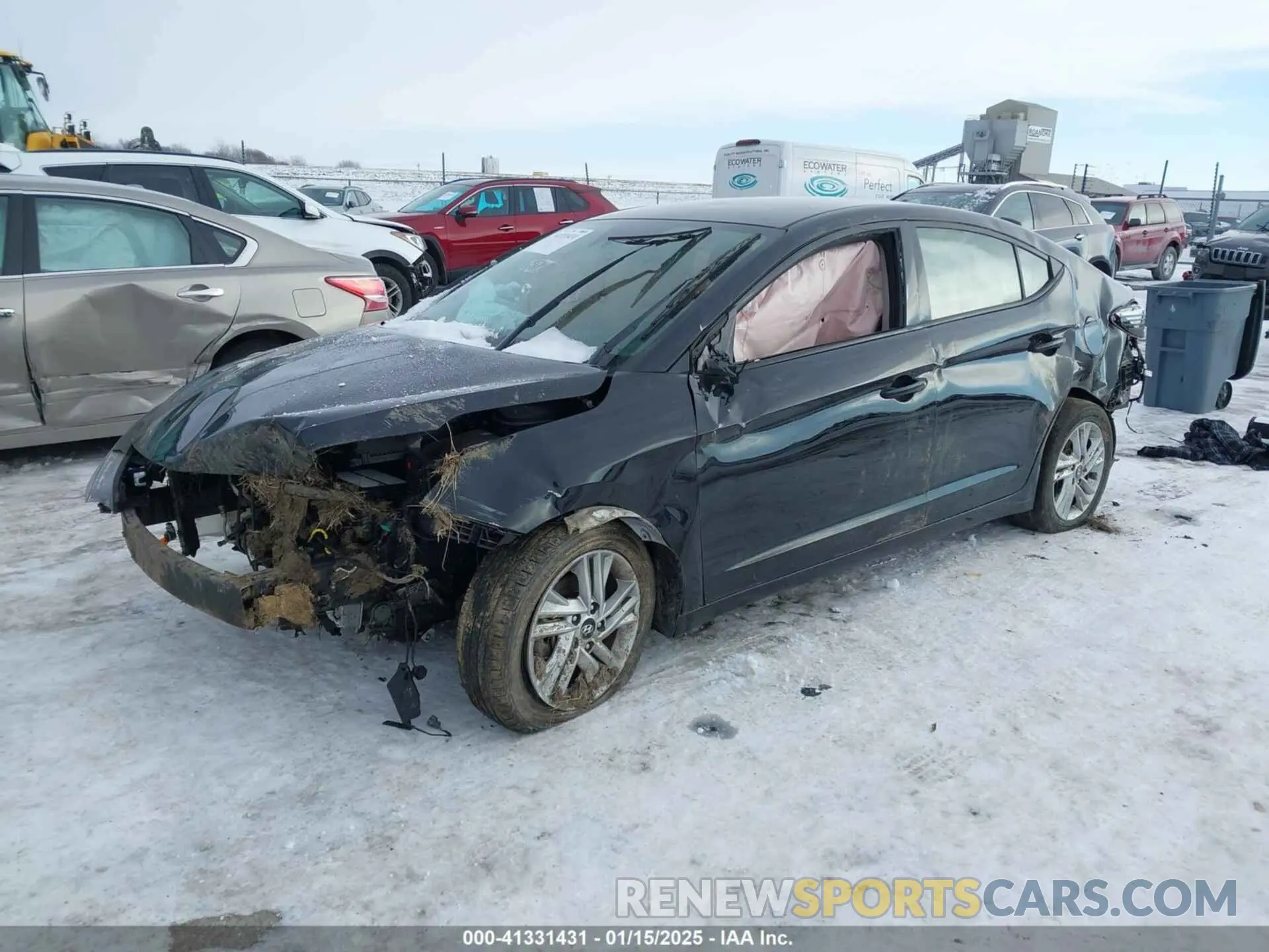 2 fotografías del automóvil dañado 5NPD84LF0LH622252 HYUNDAI ELANTRA 2020