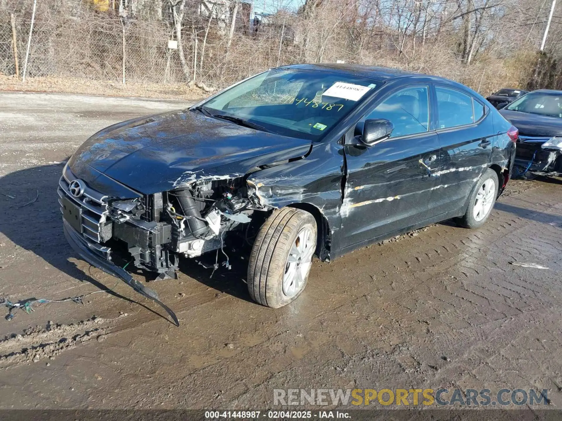2 fotografías del automóvil dañado 5NPD84LF0LH627239 HYUNDAI ELANTRA 2020