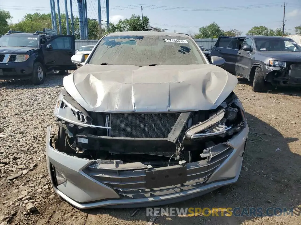 5 fotografías del automóvil dañado 5NPD84LF0LH631405 HYUNDAI ELANTRA 2020