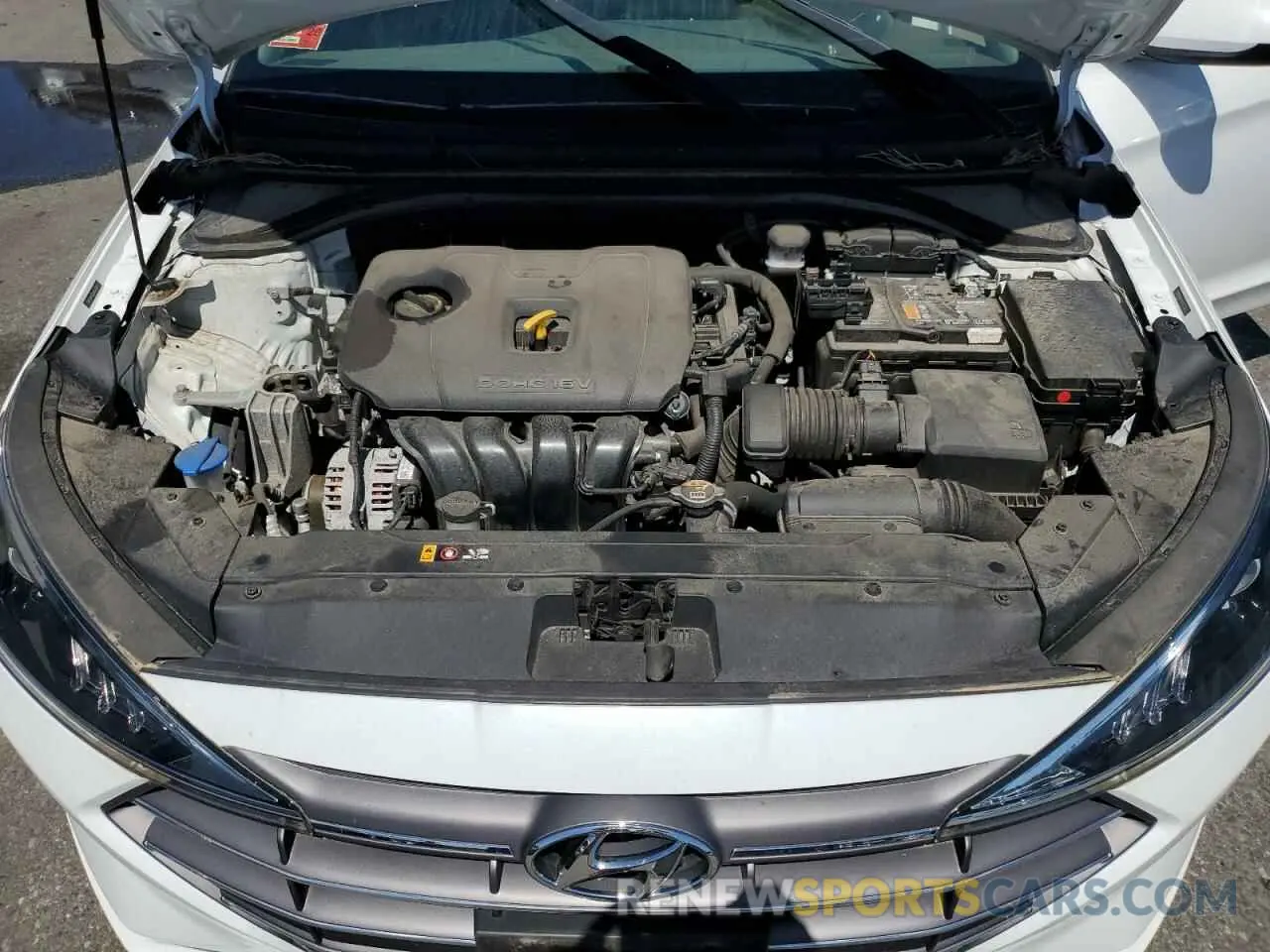 11 fotografías del automóvil dañado 5NPD84LF0LH632330 HYUNDAI ELANTRA 2020