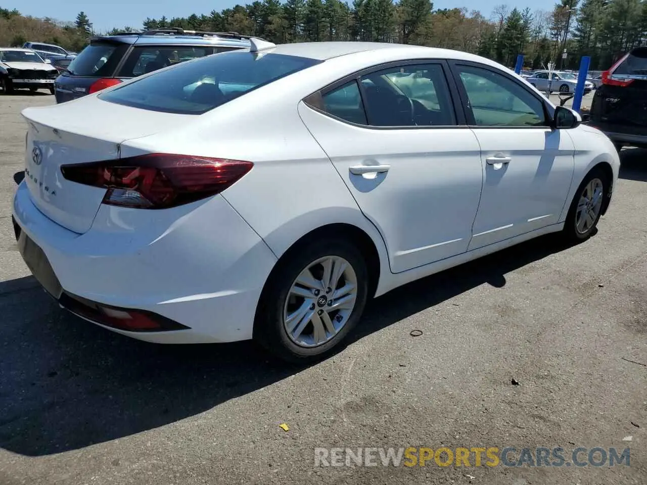 3 fotografías del automóvil dañado 5NPD84LF0LH632330 HYUNDAI ELANTRA 2020