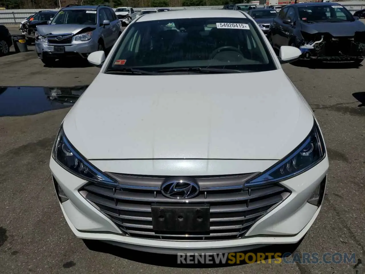 5 fotografías del automóvil dañado 5NPD84LF0LH632330 HYUNDAI ELANTRA 2020