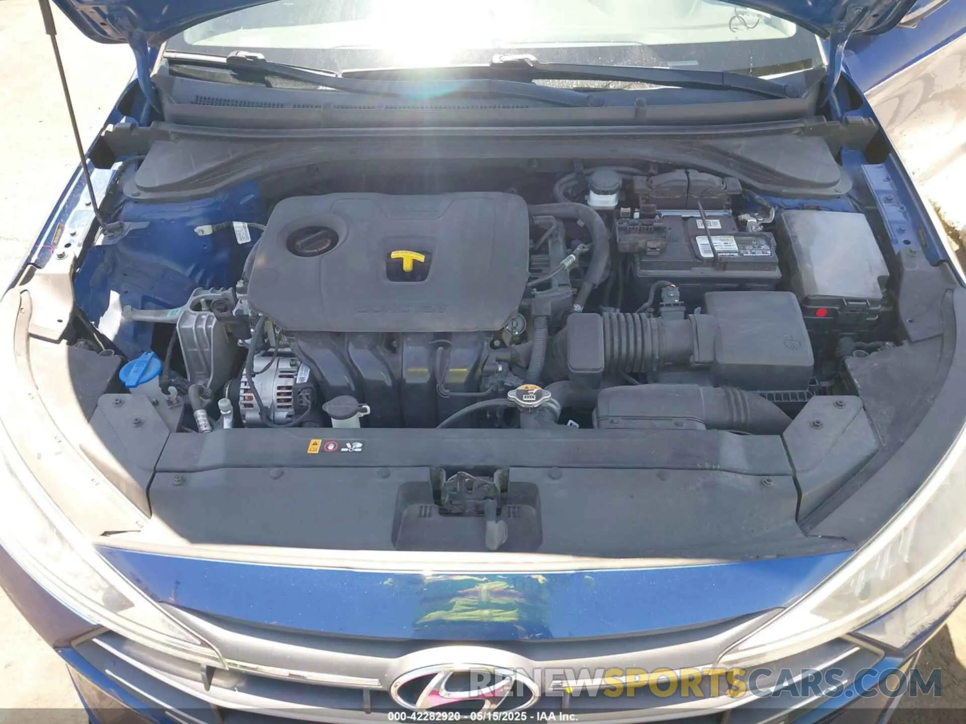 10 fotografías del automóvil dañado 5NPD84LF1LH511144 HYUNDAI ELANTRA 2020