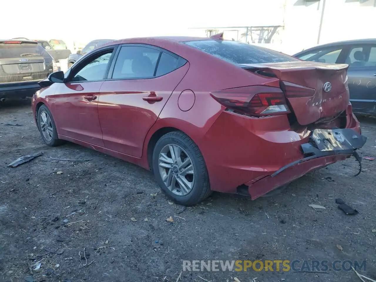 2 fotografías del automóvil dañado 5NPD84LF1LH511726 HYUNDAI ELANTRA 2020