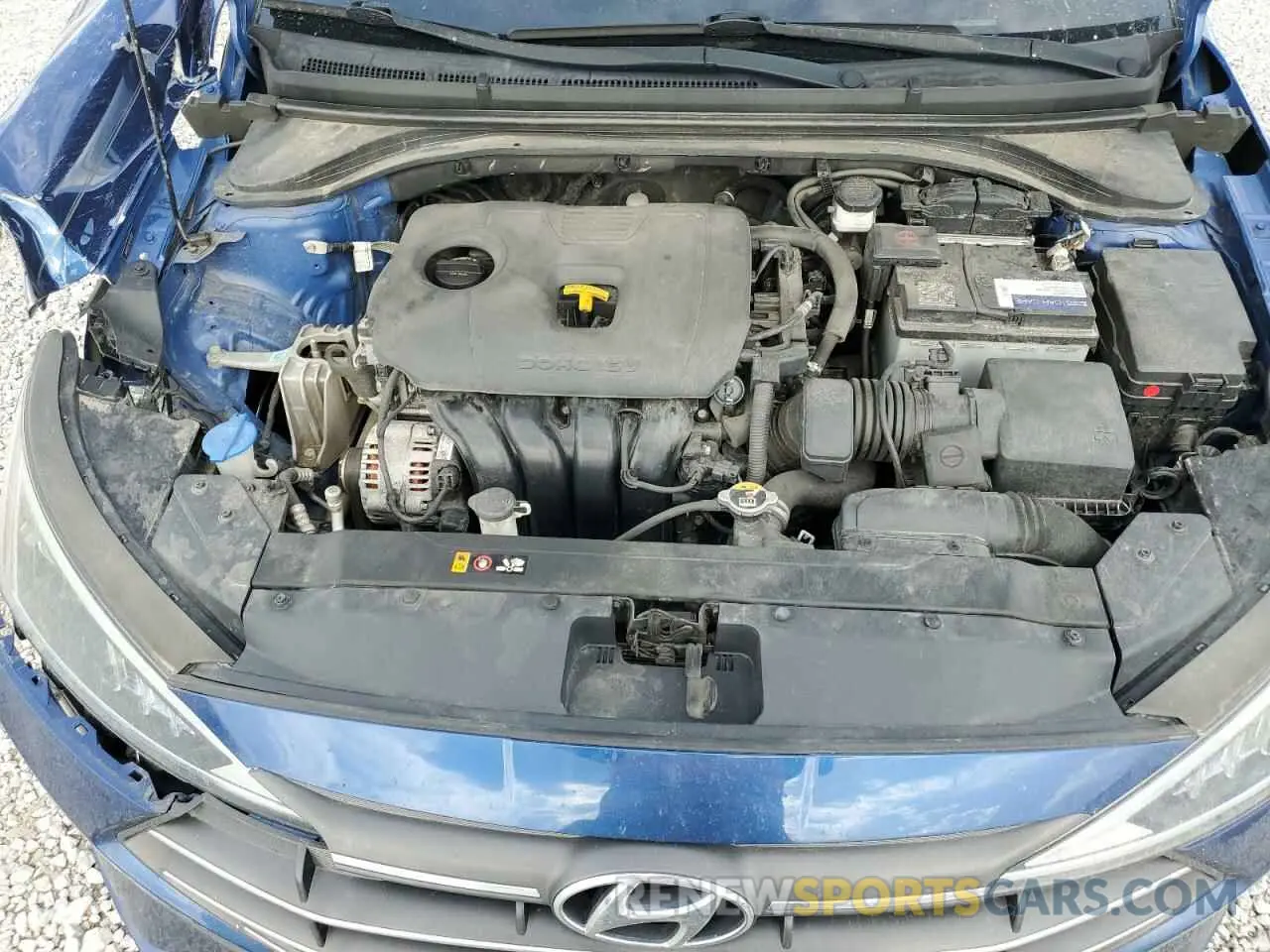 12 fotografías del automóvil dañado 5NPD84LF1LH522029 HYUNDAI ELANTRA 2020