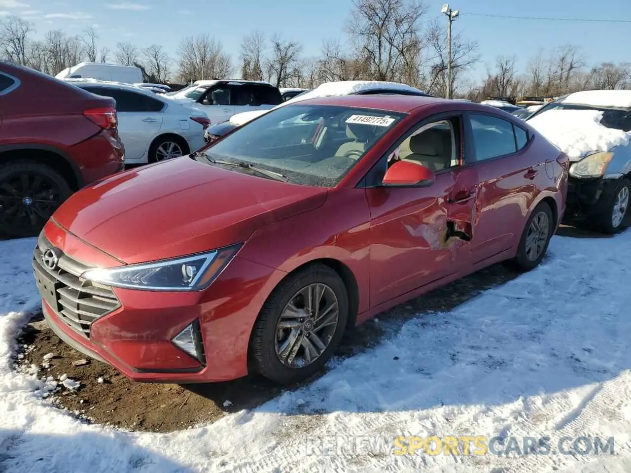 1 fotografías del automóvil dañado 5NPD84LF1LH523942 HYUNDAI ELANTRA 2020