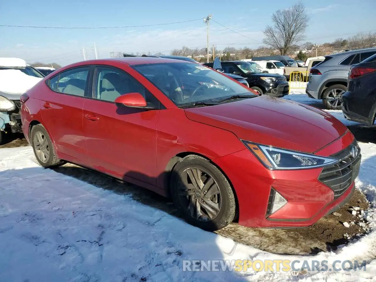 4 fotografías del automóvil dañado 5NPD84LF1LH523942 HYUNDAI ELANTRA 2020