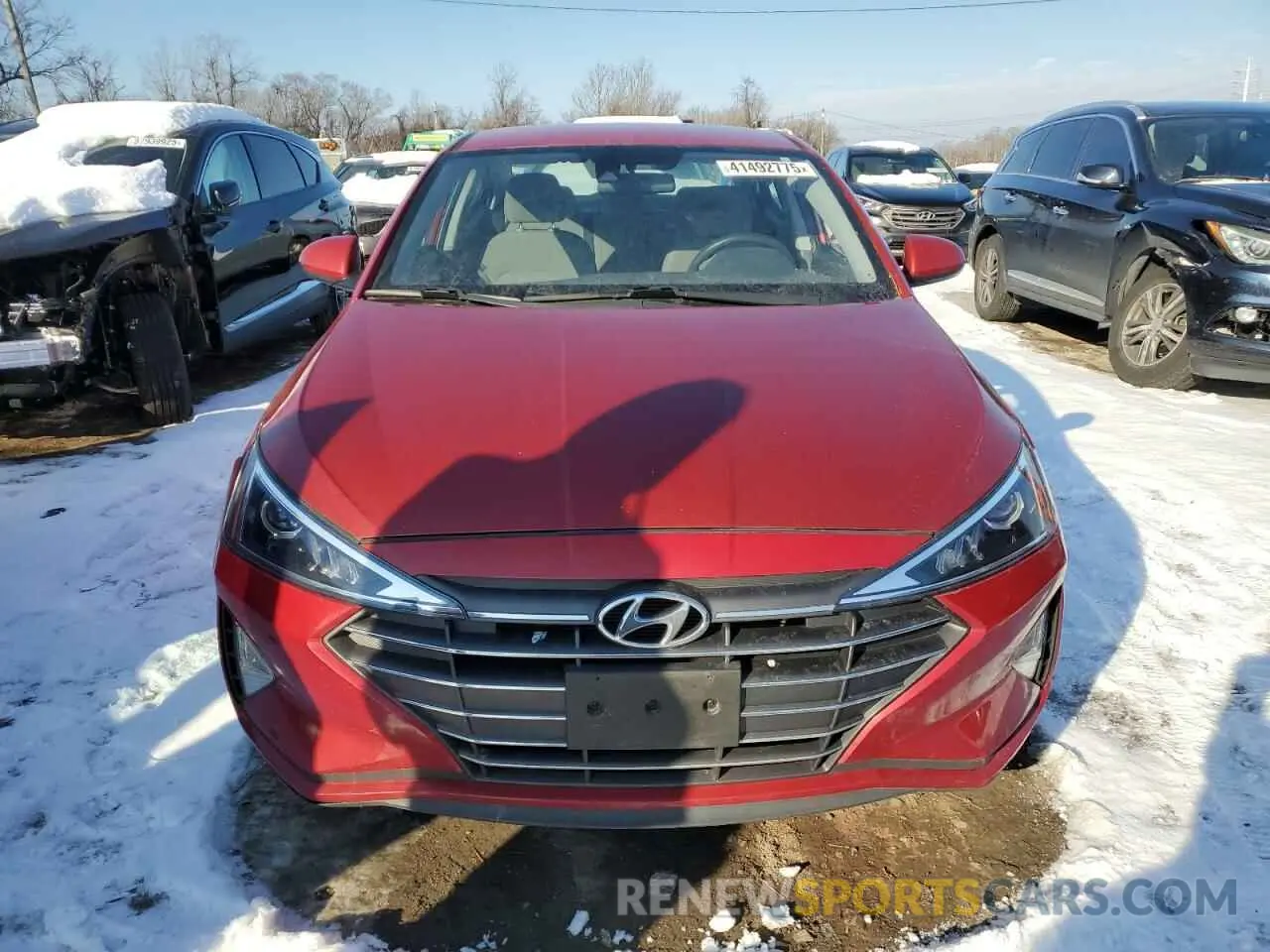 5 fotografías del automóvil dañado 5NPD84LF1LH523942 HYUNDAI ELANTRA 2020