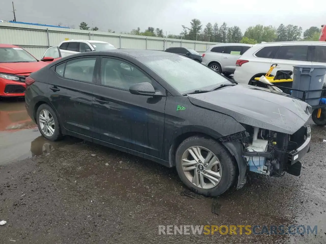 4 fotografías del automóvil dañado 5NPD84LF1LH548243 HYUNDAI ELANTRA 2020