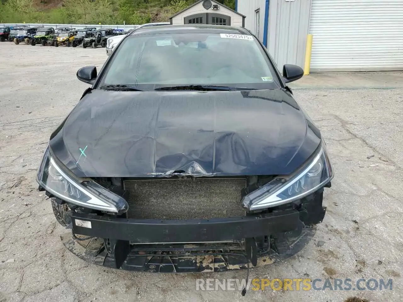 5 fotografías del automóvil dañado 5NPD84LF1LH561011 HYUNDAI ELANTRA 2020