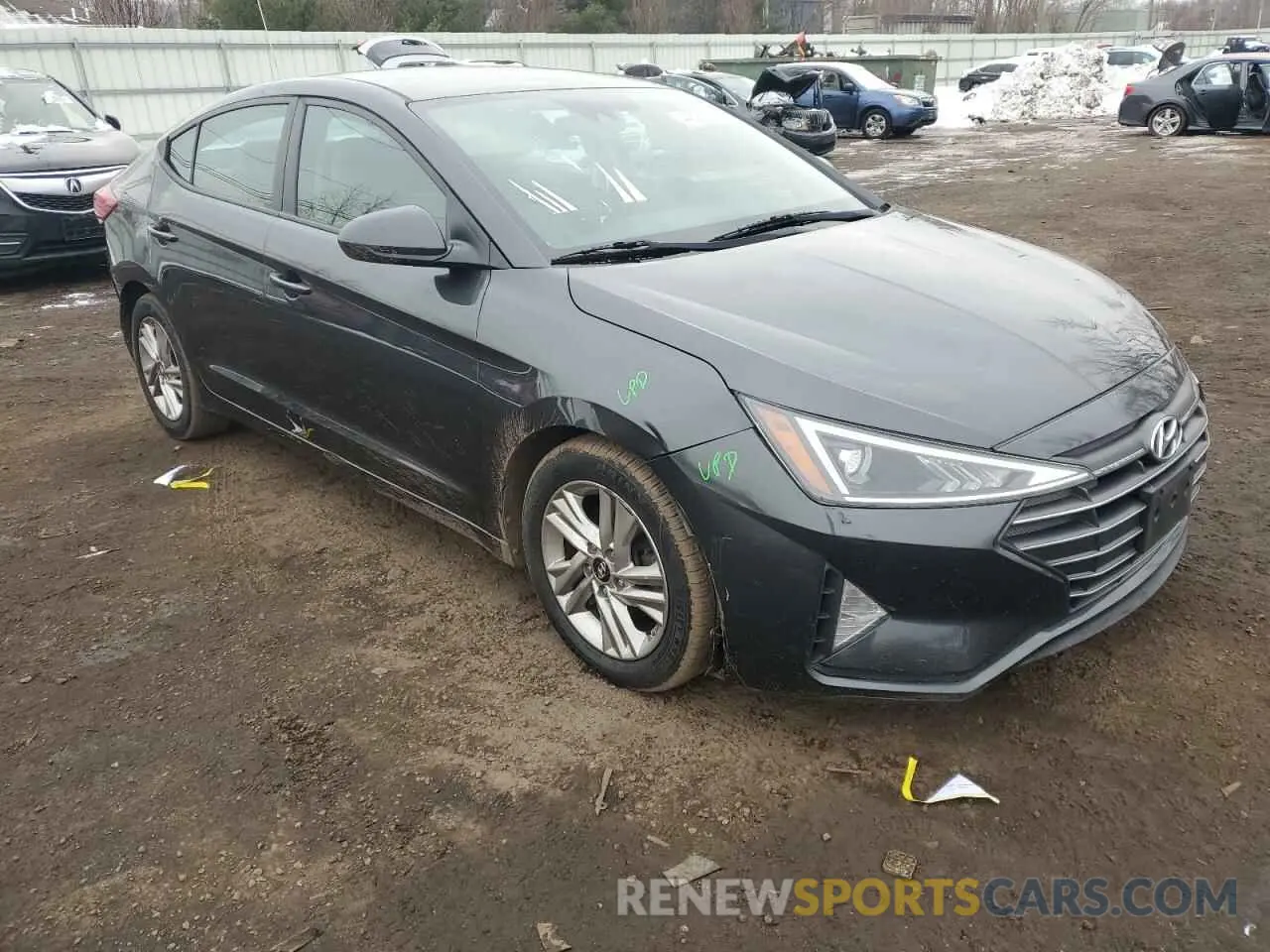 4 fotografías del automóvil dañado 5NPD84LF1LH561459 HYUNDAI ELANTRA 2020
