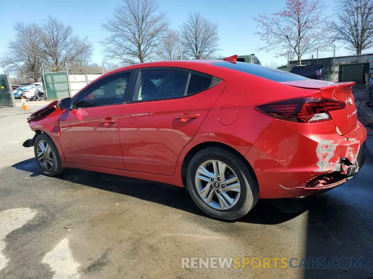 2 fotografías del automóvil dañado 5NPD84LF1LH569934 HYUNDAI ELANTRA 2020