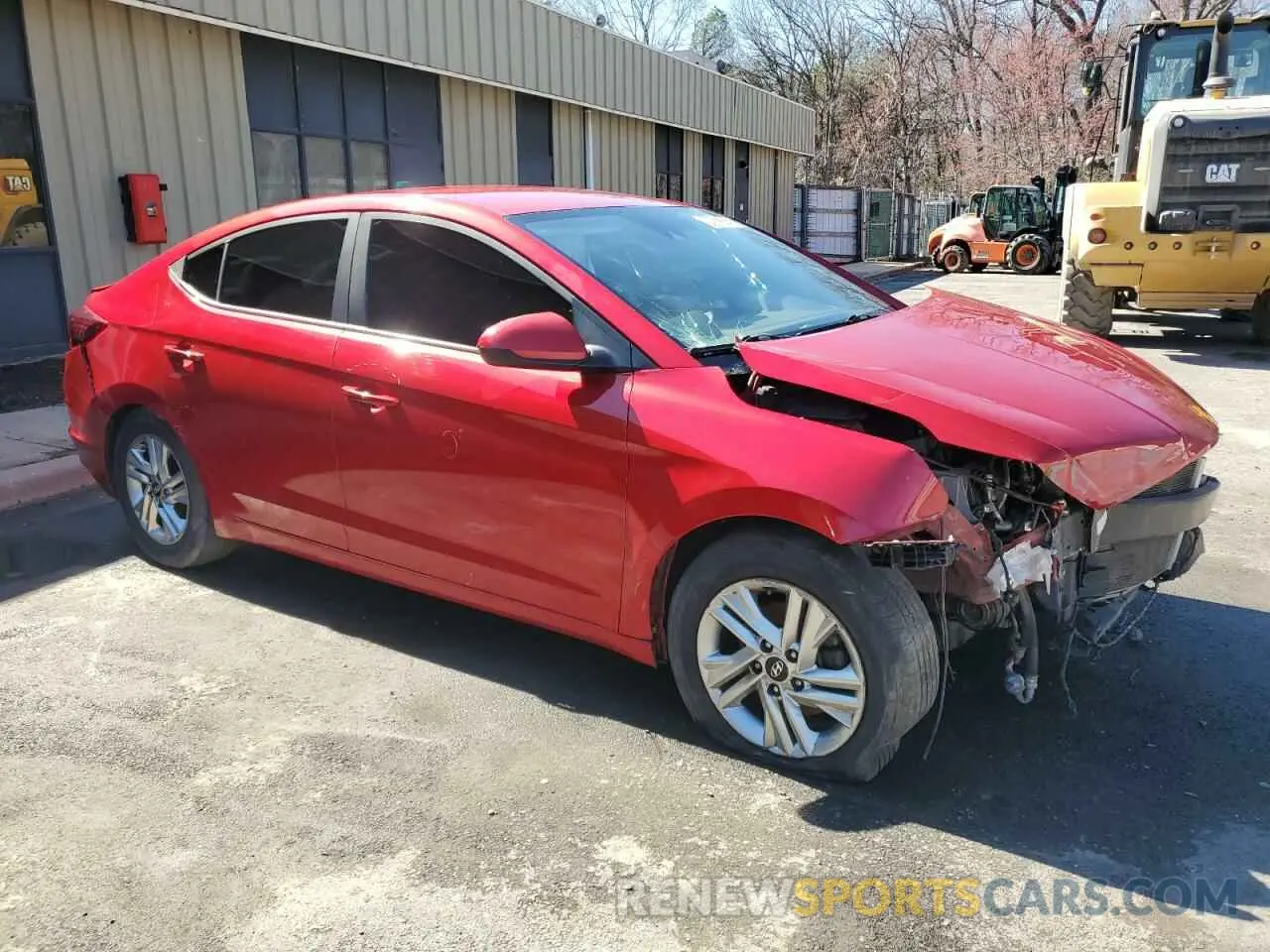4 fotografías del automóvil dañado 5NPD84LF1LH569934 HYUNDAI ELANTRA 2020