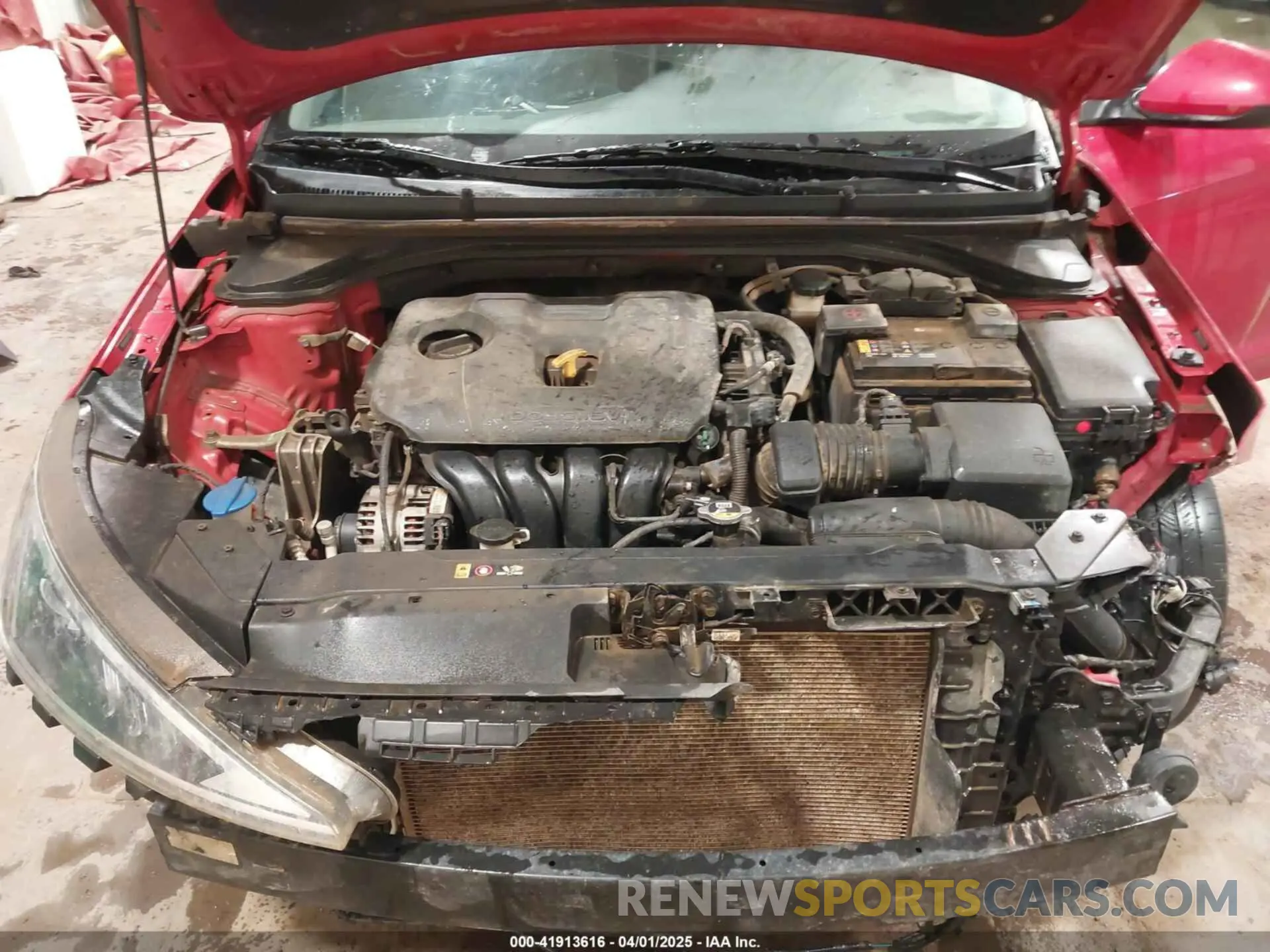 10 fotografías del automóvil dañado 5NPD84LF1LH571313 HYUNDAI ELANTRA 2020