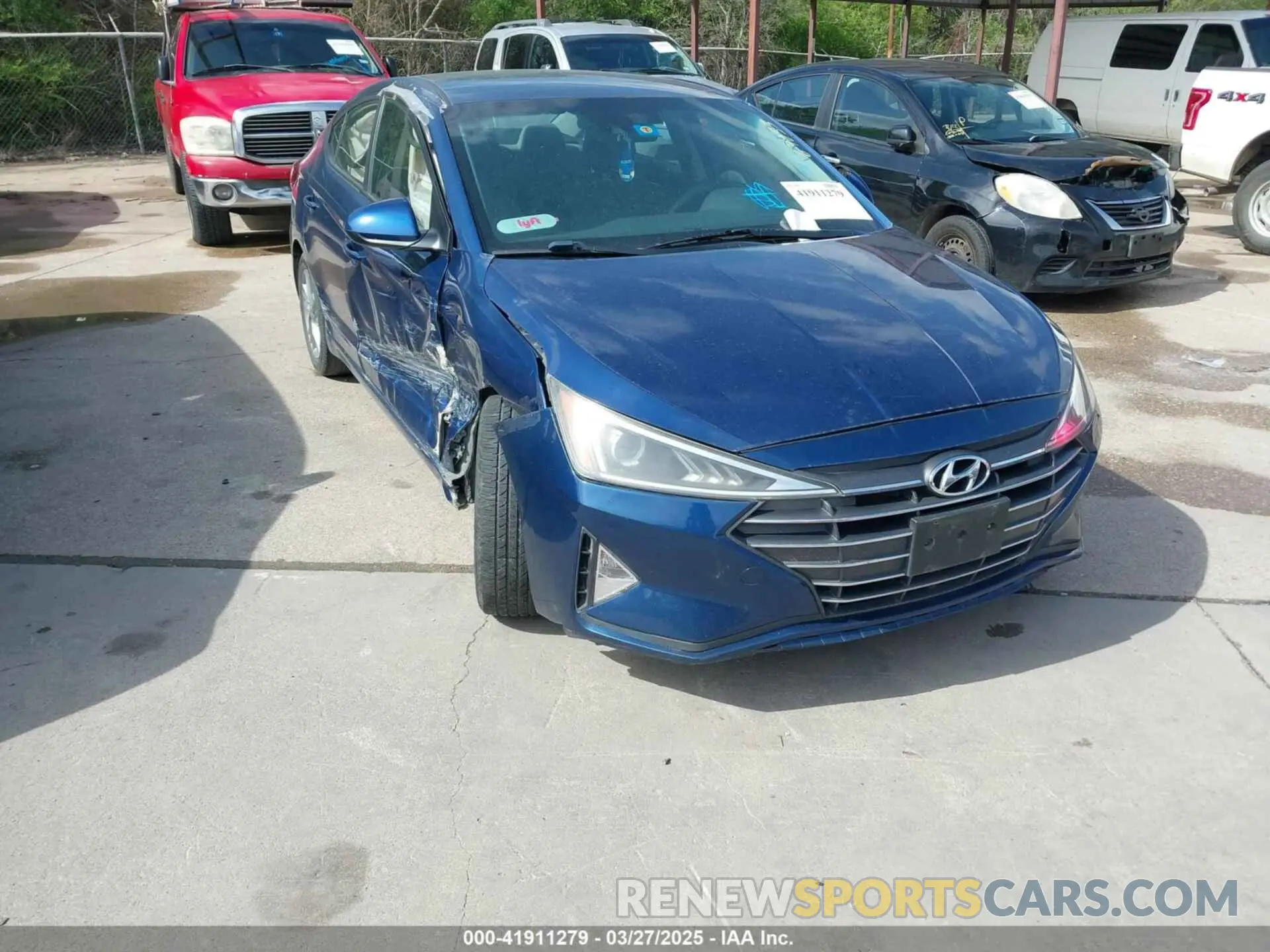 1 fotografías del automóvil dañado 5NPD84LF1LH573658 HYUNDAI ELANTRA 2020