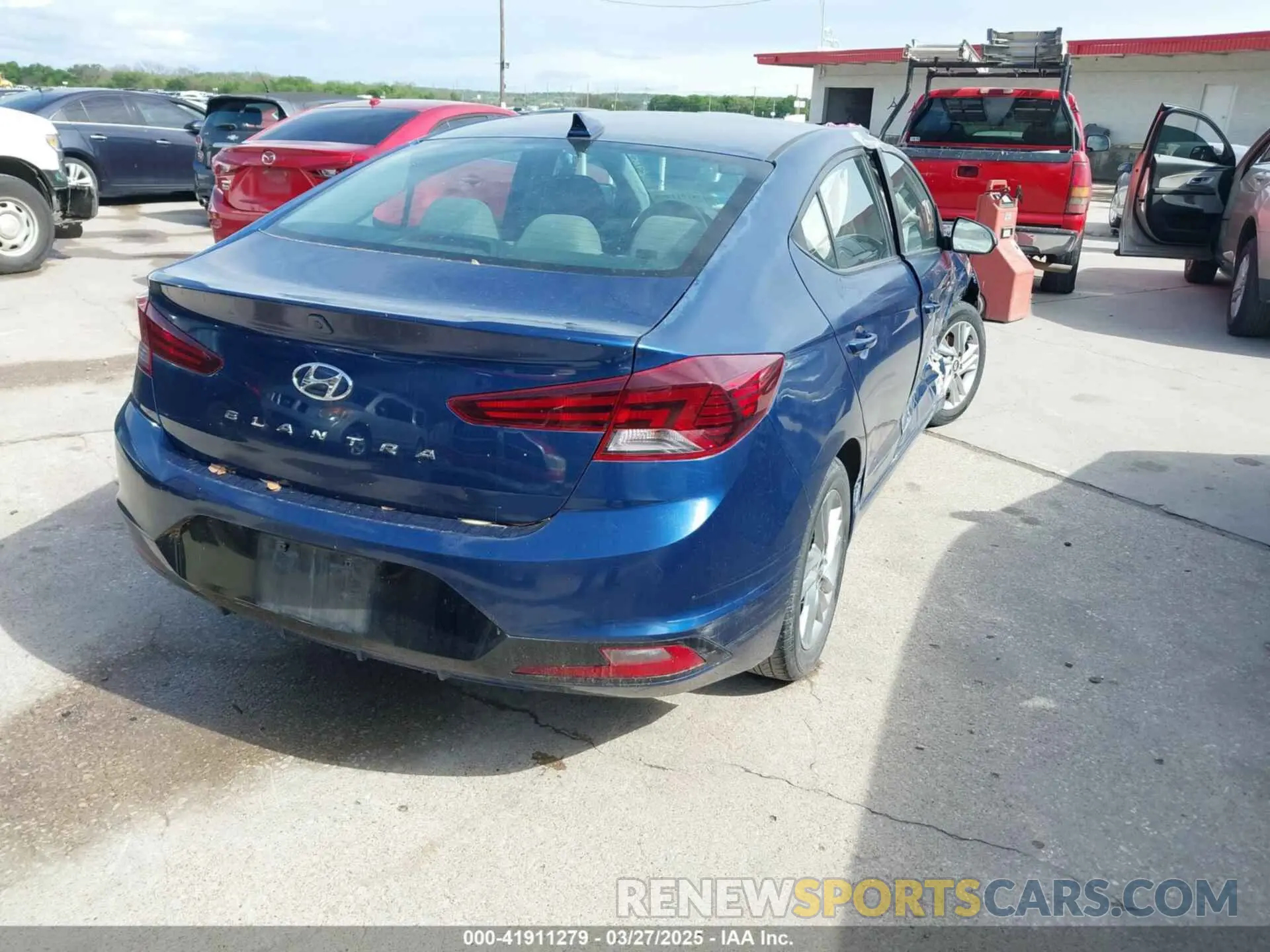 4 fotografías del automóvil dañado 5NPD84LF1LH573658 HYUNDAI ELANTRA 2020