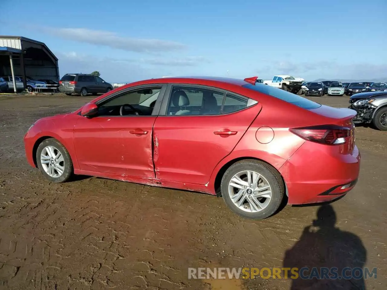 2 fotografías del automóvil dañado 5NPD84LF1LH576916 HYUNDAI ELANTRA 2020