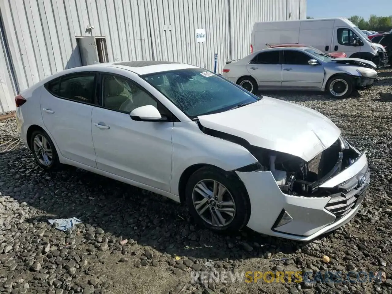 4 fotografías del automóvil dañado 5NPD84LF1LH585017 HYUNDAI ELANTRA 2020