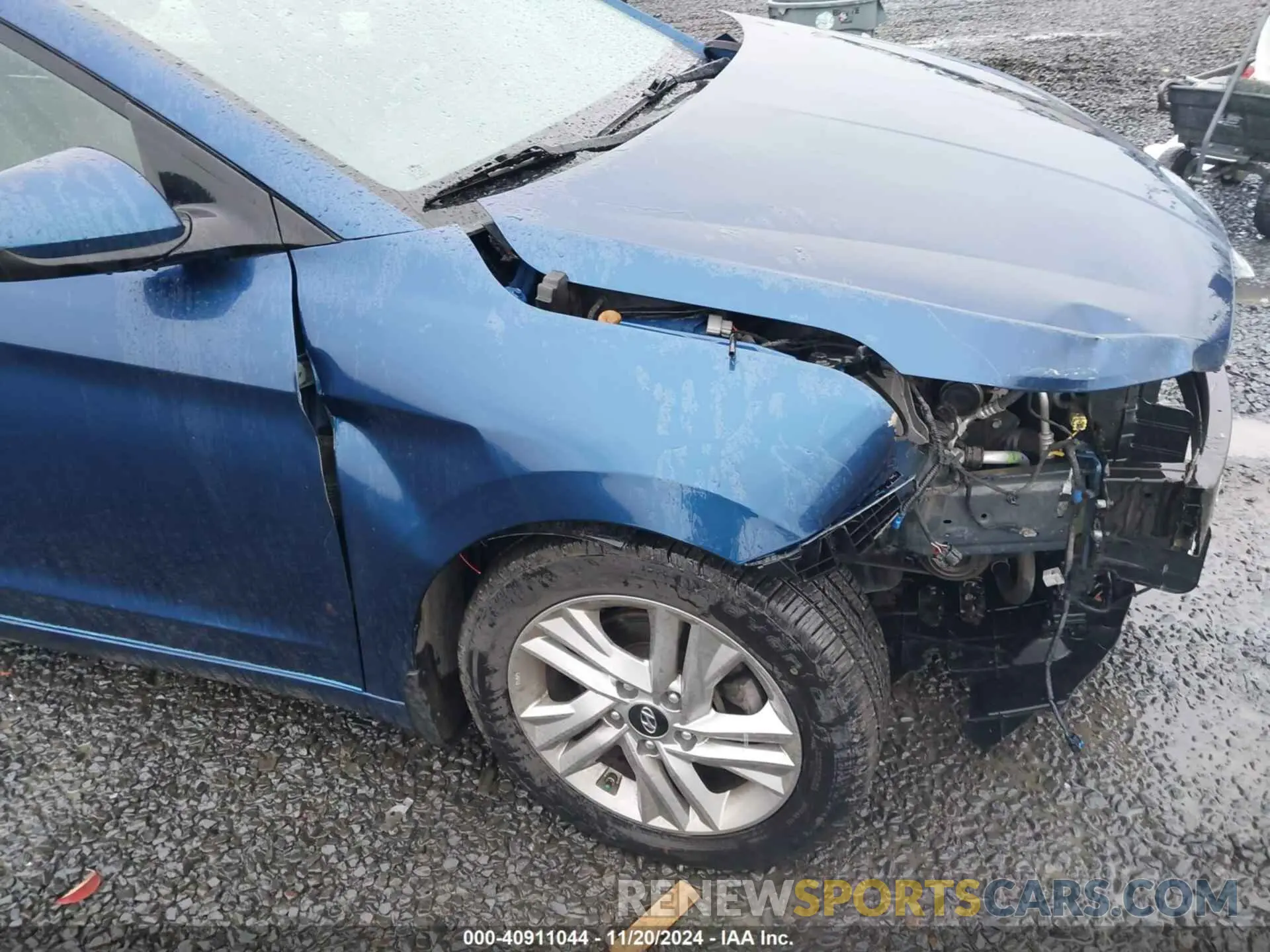 18 fotografías del automóvil dañado 5NPD84LF1LH588306 HYUNDAI ELANTRA 2020