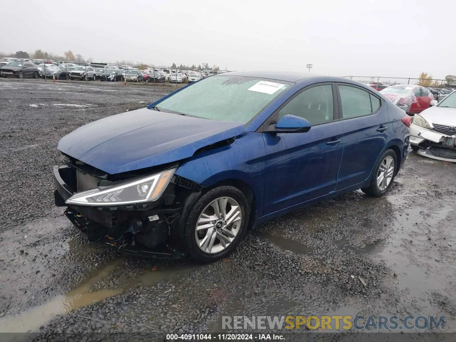 2 fotografías del automóvil dañado 5NPD84LF1LH588306 HYUNDAI ELANTRA 2020
