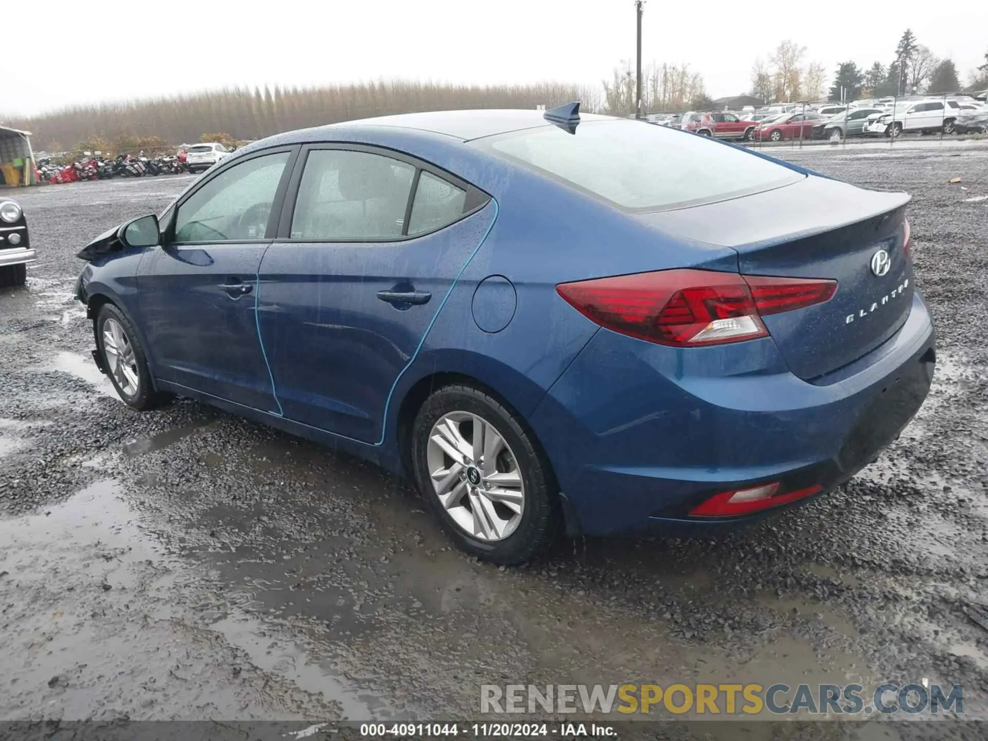 3 fotografías del automóvil dañado 5NPD84LF1LH588306 HYUNDAI ELANTRA 2020