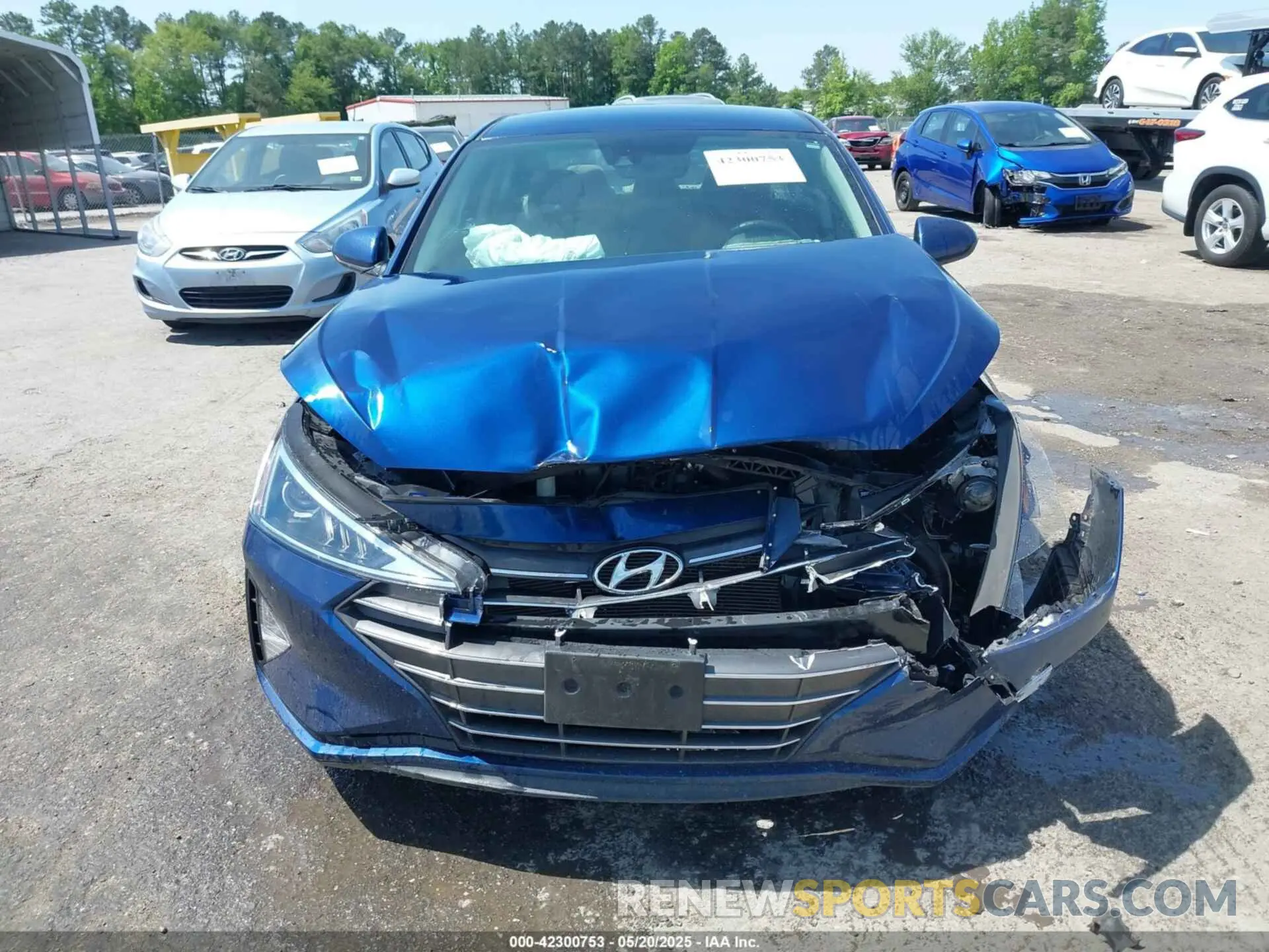 11 fotografías del automóvil dañado 5NPD84LF1LH596650 HYUNDAI ELANTRA 2020