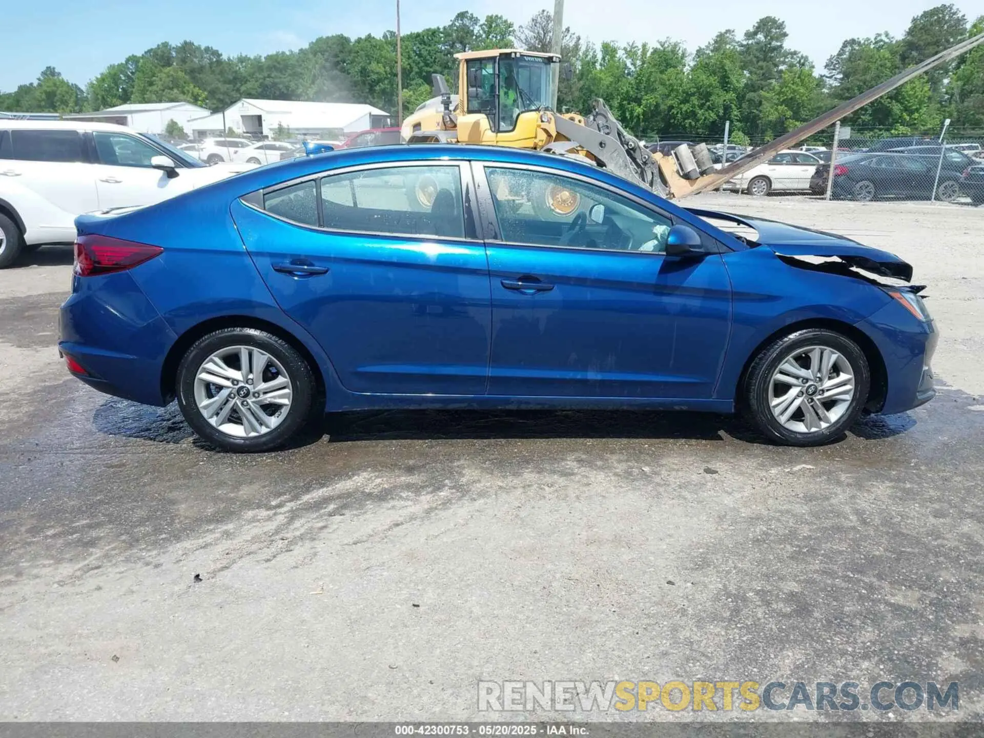 12 fotografías del automóvil dañado 5NPD84LF1LH596650 HYUNDAI ELANTRA 2020