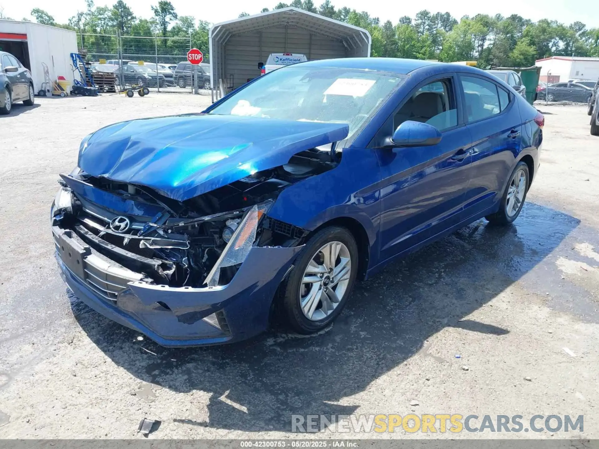 2 fotografías del automóvil dañado 5NPD84LF1LH596650 HYUNDAI ELANTRA 2020