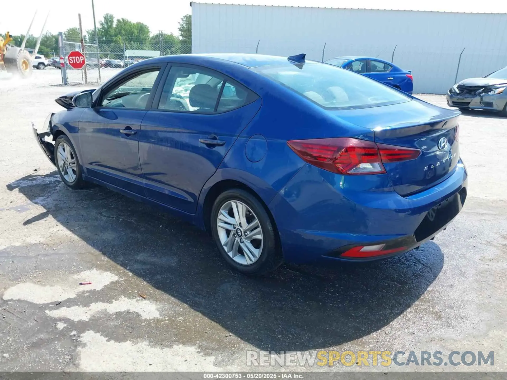3 fotografías del automóvil dañado 5NPD84LF1LH596650 HYUNDAI ELANTRA 2020