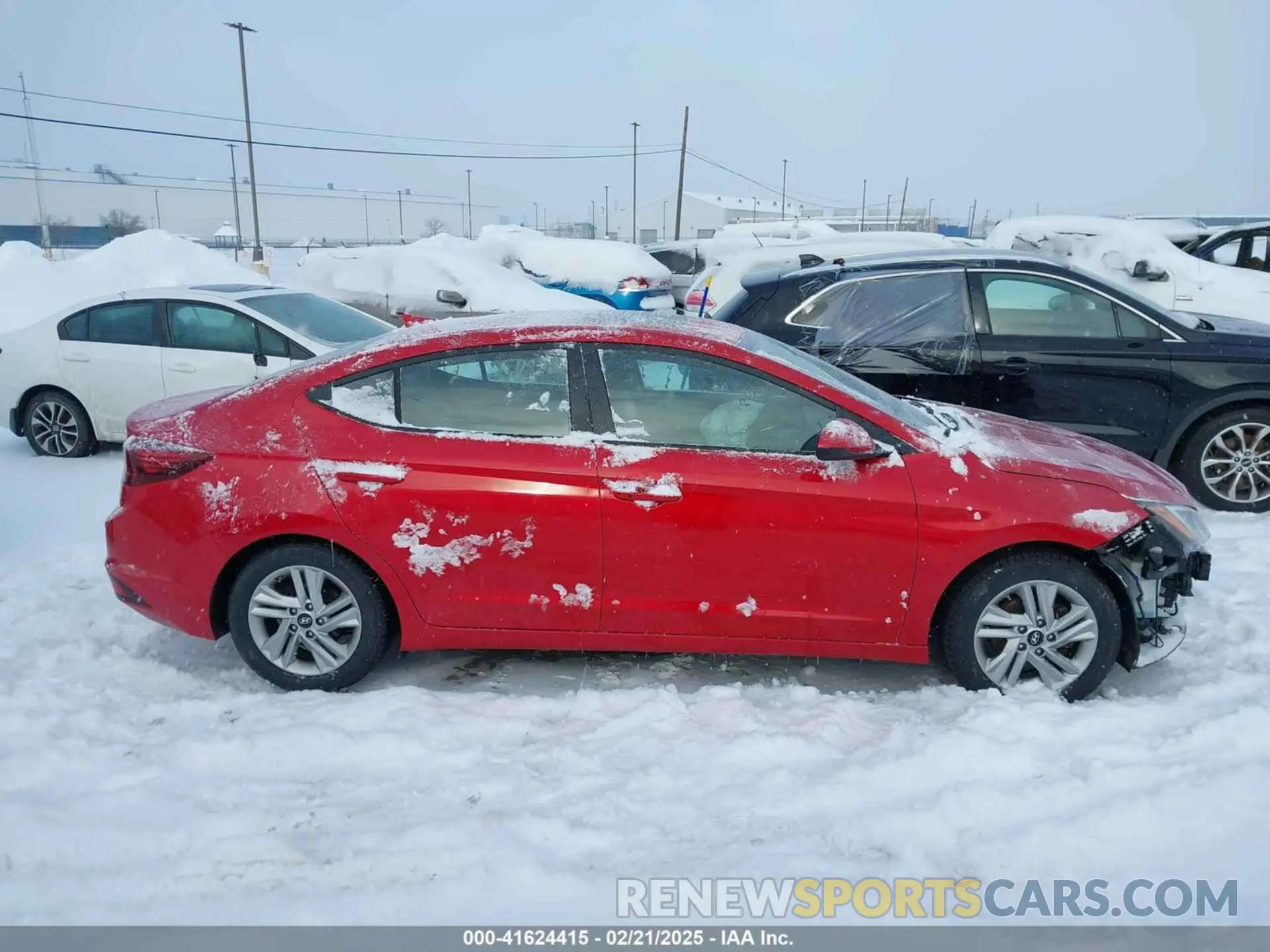 13 fotografías del automóvil dañado 5NPD84LF1LH606853 HYUNDAI ELANTRA 2020