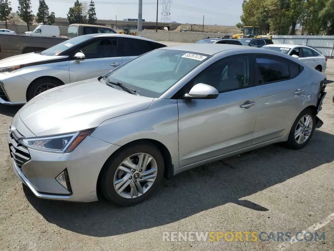 1 fotografías del automóvil dañado 5NPD84LF1LH610787 HYUNDAI ELANTRA 2020