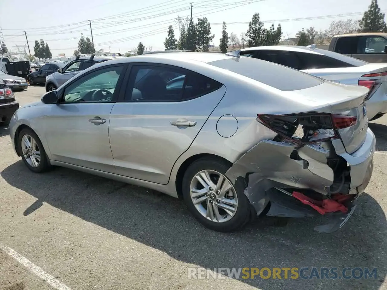 2 fotografías del automóvil dañado 5NPD84LF1LH610787 HYUNDAI ELANTRA 2020