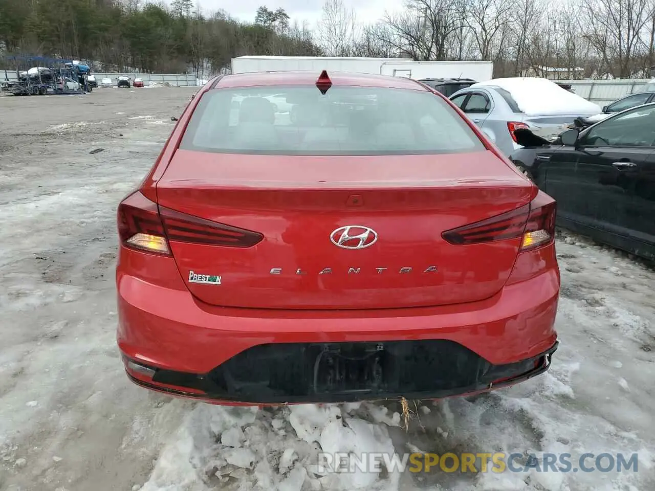 6 fotografías del automóvil dañado 5NPD84LF1LH620445 HYUNDAI ELANTRA 2020