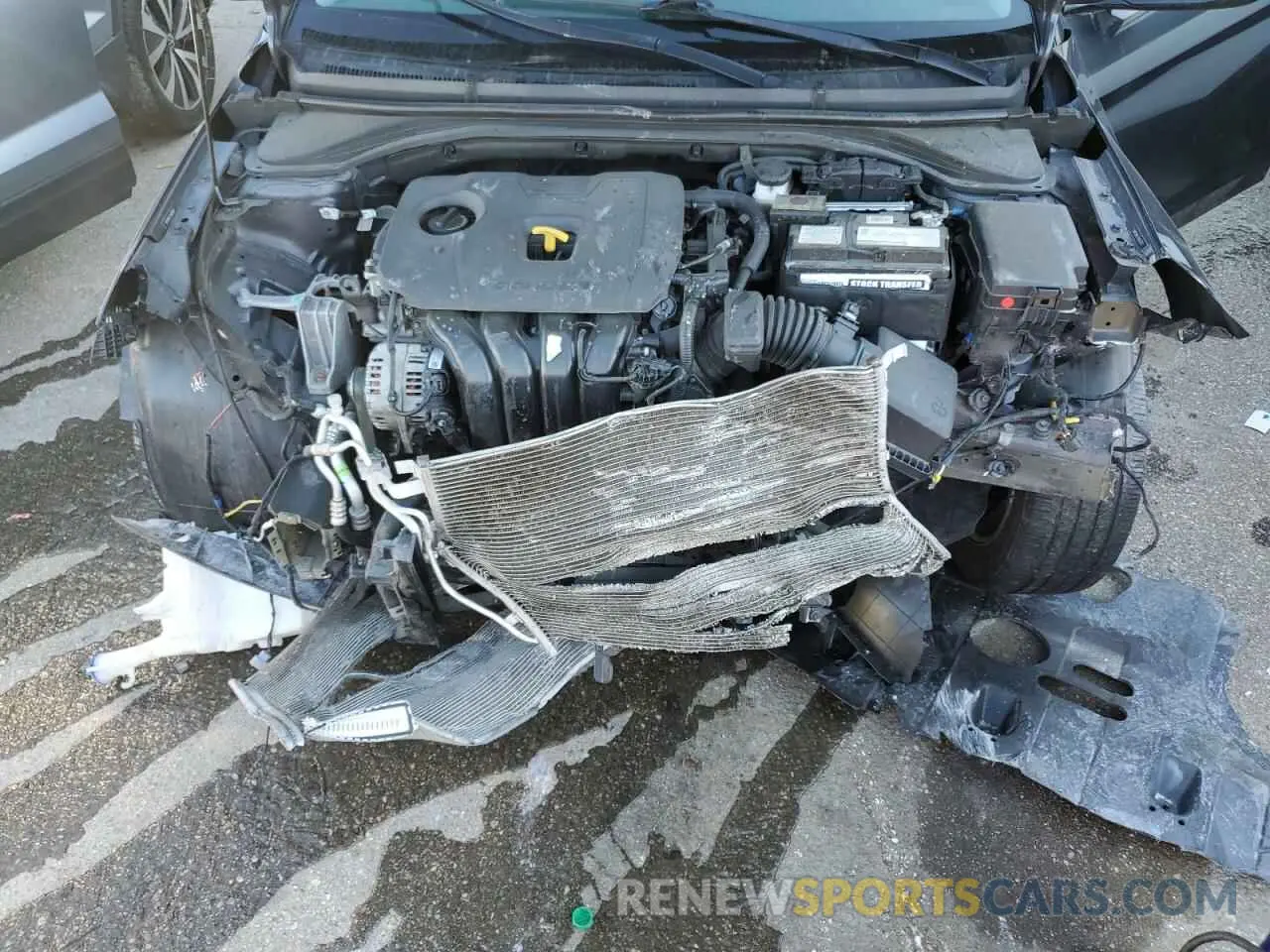 11 fotografías del automóvil dañado 5NPD84LF1LH620817 HYUNDAI ELANTRA 2020